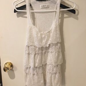 Lace tank top